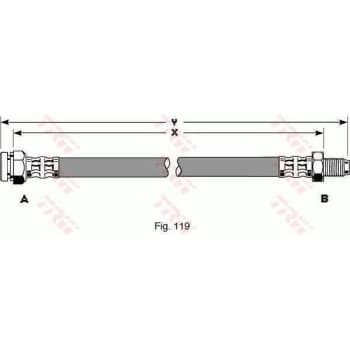 Flexible de frein PHB300 TRW