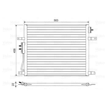 Condenseur, climatisation 814443 Valeo