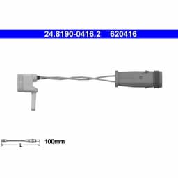 Contact d'avertissement, usure des plaquettes de frein 24.8190-0416.2 ATE