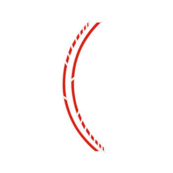 Foliatec PIN-Striping &#39;Racing&#39; pour jantes Neon-Red - Largeur = 7mm: 14x 41cm