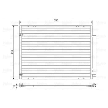 Condenseur, climatisation 814448 Valeo