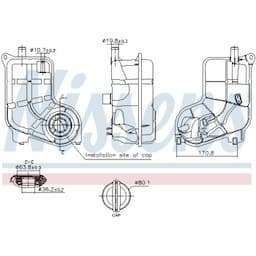 Vase d'expansion, liquide de refroidissement