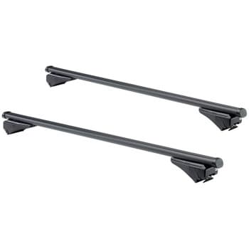 Jeu de barres de toit Twinny Load Steel S36 - Avec rails de toit fermés