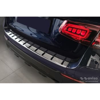 Protection de pare-chocs arrière en acier inoxydable pour Mercedes GLC (X253) 2015-2019 & Facelift 2019-'STRONG