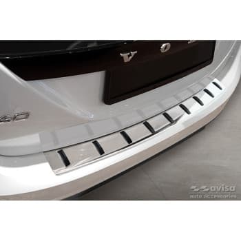 Protection de pare-chocs arrière en acier inoxydable pour Volvo V60 2010-2018 & V60 Cross country 2015-2018 'ST