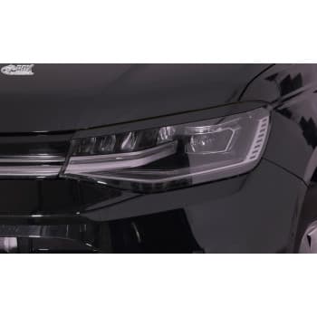 Spoilers de phares adaptés à Volkswagen Caddy V 2020- (ABS)
