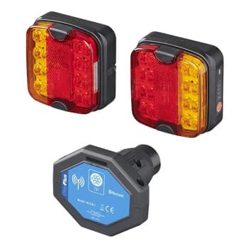 Kit d'éclairage de remorque LED avec aimants sans fil (Bluetooth) 7 broches