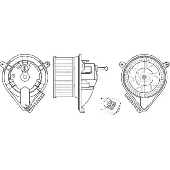 Ventilateur de chauffage AB 271 000S Mahle