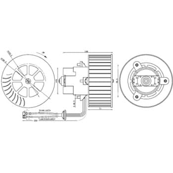 Ventilateur de chauffage AB 6 000S Mahle