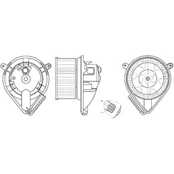 Ventilateur de chauffage AB 272 000S Mahle