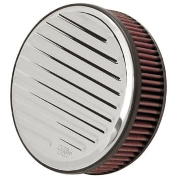 K&N Système d'admission pour moto H/D Sportster, rond rainuré (RK-3913)