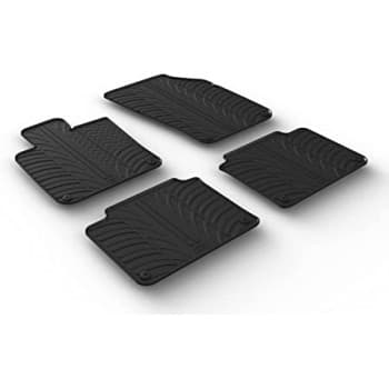 Tapis en caoutchouc adaptés pour Volvo S90/V90 2016- (profil en T 4 pièces)