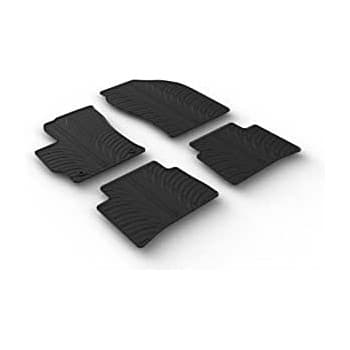 Tapis en caoutchouc pour Toyota Corolla Sedan Hybrid 12/2018 (4 pièces)