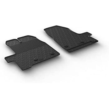 Tapis en caoutchouc adaptés pour Ford Transit Custom Furgon/Kombi (2 pièces)