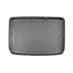 Tapis de coffre adapté au coffre supérieur Skoda Yeti HB/5 06.2009-11.2017 (avec une roue de secours pleine grandeur)