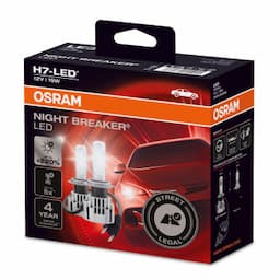 Osram NightBreaker (légal pour la rue) LED H7 12V - 2 pièces GEN2