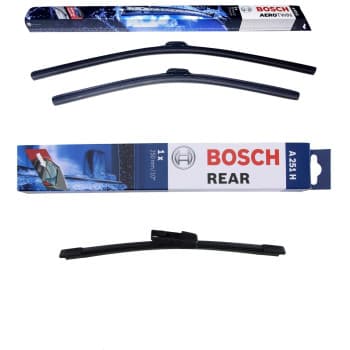 Ensemble de réduction d'essuie-glaces Bosch avant + arrière