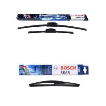 Ensemble de réduction d'essuie-glaces Bosch avant + arrière