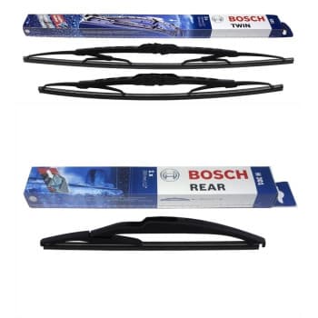 Ensemble de réduction d'essuie-glaces Bosch avant + arrière