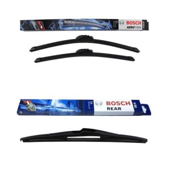 Ensemble de réduction d'essuie-glaces Bosch avant + arrière