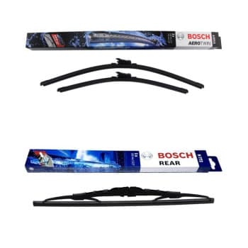 Ensemble de réduction d'essuie-glaces Bosch avant + arrière