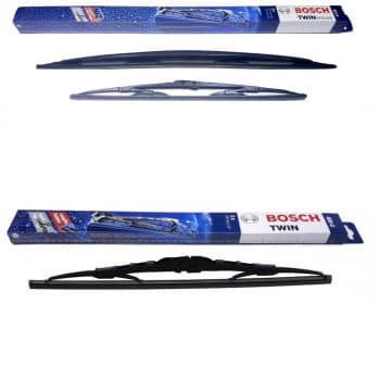 Ensemble de réduction d'essuie-glaces Bosch avant + arrière
