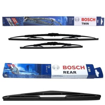 Ensemble de réduction d'essuie-glaces Bosch avant + arrière