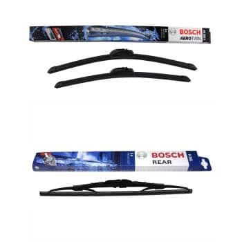 Ensemble de réduction d'essuie-glaces Bosch avant + arrière