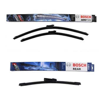 Ensemble de réduction d'essuie-glaces Bosch avant + arrière