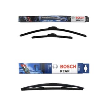 Ensemble de réduction d'essuie-glaces Bosch avant + arrière