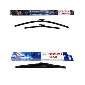 Ensemble de réduction d'essuie-glaces Bosch avant + arrière