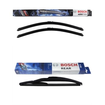 Ensemble de réduction d'essuie-glaces Bosch avant + arrière