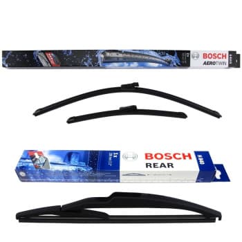 Ensemble de réduction d'essuie-glaces Bosch avant + arrière