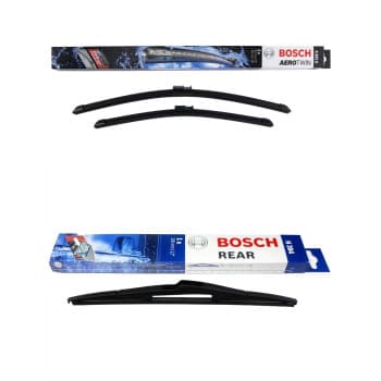 Ensemble de réduction d'essuie-glaces Bosch avant + arrière