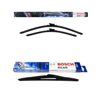 Ensemble de réduction d'essuie-glaces Bosch avant + arrière