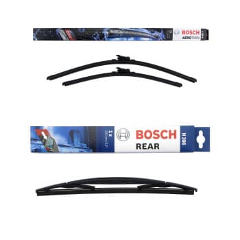 Ensemble de réduction d'essuie-glaces Bosch avant + arrière