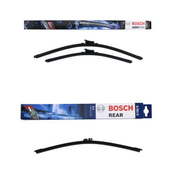 Ensemble de réduction d'essuie-glaces Bosch avant + arrière