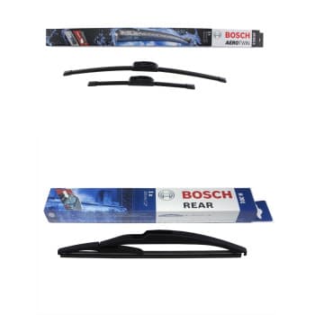 Ensemble de réduction d'essuie-glaces Bosch avant + arrière