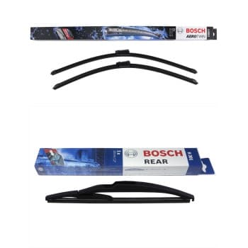 Ensemble de réduction d'essuie-glaces Bosch avant + arrière