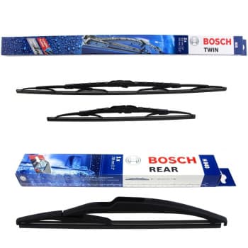 Ensemble de réduction d'essuie-glaces Bosch avant + arrière