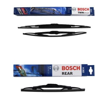 Ensemble de réduction d'essuie-glaces Bosch avant + arrière