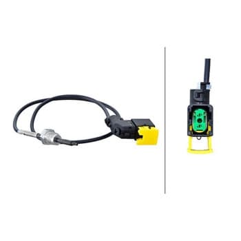 Capteur, température des gaz d'échappement 6PT 358 181-951 Hella