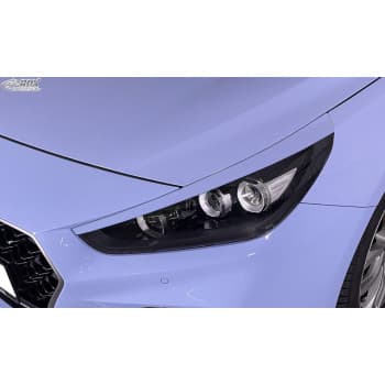 Spoilers de phares adaptés pour Hyundai i30 2017-2021 (ABS)