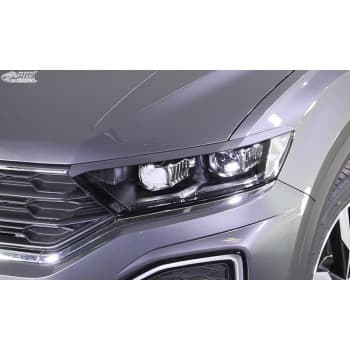 Spoilers de phares adaptés pour Volkswagen T-Roc (A1) 2017-2021 (ABS)