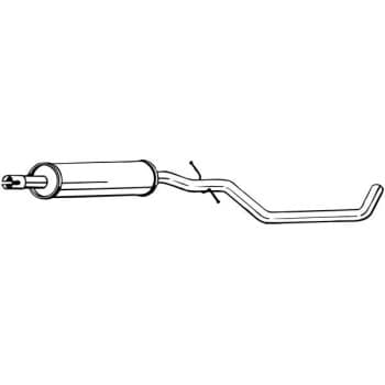 Silencieux central 281-911 Bosal
