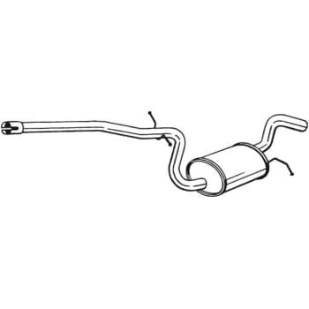 Silencieux central 285-461 Bosal