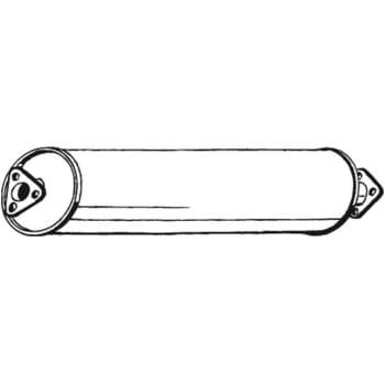 Silencieux central 233-445 Bosal