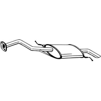 Silencieux arrière 278-837 Bosal