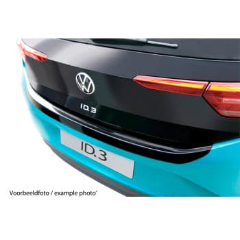 Cadre de protection de pare-chocs arrière en ABS pour Ford Fiesta MK7 3/5 portes 10/2008-6/2017 Noir brillant