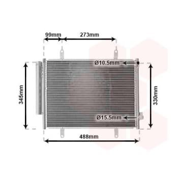 Condenseur, climatisation 52015705 International Radiators